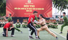 Gần 500 cán bộ, chiến sĩ Công an Hà Nội ‘trổ tài’ tại hội thi võ thuật