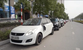 VIDEO: Tận thấy loạt ô tô bị đập gương khi đỗ ven đường ở Hà Nội