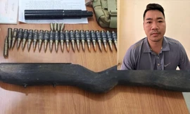 Phát hiện đối tượng chế tạo súng nhờ tin báo của người dân