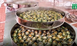 Đám cưới nông thôn gây choáng với bào ngư, cá hồi phục vụ 1.500 khách