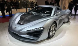 Siêu xe điện Arcfox GT được trưng bày tại Geneva Motor Show.