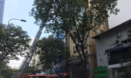 Cháy tại toà nhà ở trung tâm TPHCM