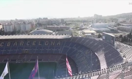 Hệ thống camera 360 độ 'bắt từng chi tiết' trên sân của Barcelona