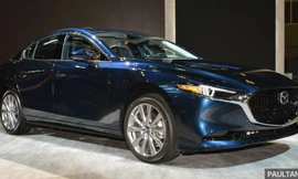 Mazda 3 thế hệ mới được trưng bày tại triển lãm Singapore Motor Show.