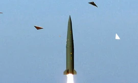 Một tên lửa được thử ở Hàn Quốc hôm 19-4