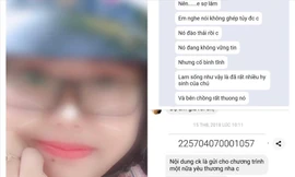  Nguyễn Thị Minh Thy và những lần trao đổi chuyển tiền với người hảo tâm. Ảnh: L.T 