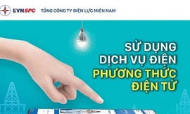 Sử dụng dịch vụ điện phương thức điện tử tại EVNSPC