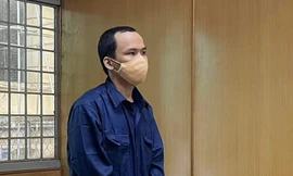 Tử tù trốn Trại tạm giam Chí Hòa Nguyễn Kim An tại phiên tòa sáng 24/11.