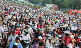 Đề xuất cấm xe máy vào trung tâm TPHCM từ năm 2030