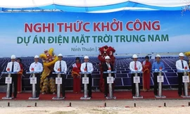 Khởi công nhà máy điện mặt trời lớn nhất Việt Nam