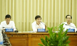 Chủ tịch UBND TPHCM Nguyễn Thành Phong cho biết sẽ bầu hai Phó Chủ tịch TPHCM vào ngày 8/4 - Ảnh: 24h 