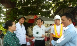 Tân Chủ tịch HĐND TPHCM kiểm tra dự án chống ngập 10.000 tỷ