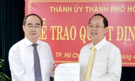 Bí thư quận 3 làm Trưởng ban Tổ chức Thành ủy TPHCM