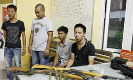 141 Hà Nội thu giữ hàng trăm hung khí các loại