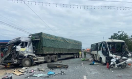 Tai nạn liên hoàn trên quốc lộ: 1 người chết, hàng chục người bị thương