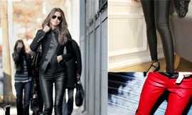 Quần da cực chất cho cô nàng sành điệu