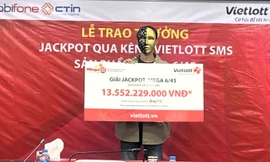 Chồng trúng vietlott hơn 13 tỷ đồng tặng vợ ngày 8/3