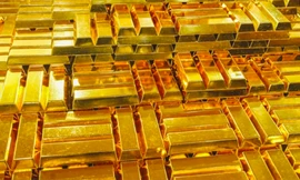 Vàng bất ngờ giảm giá. ảnh minh hoạ 