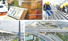 Luỹ kế 11 tháng năm 2022, tỷ lệ giải ngân vốn đầu tư công nguồn vay nước ngoài đạt 26,06%. Ảnh minh hoạ 