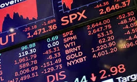 Dầu thô kéo chứng khoán “đỏ sàn”. ảnh minh họa 