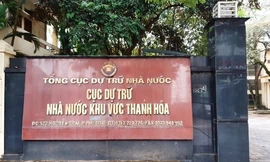 Đình chỉ công tác chi cục phó dự trữ nhà nước thuộc Cục dự trữ Thanh Hóa đánh bạc. Trong ảnh, trụ sở Cục Dự trữ Nhà nước Thanh Hóa. 