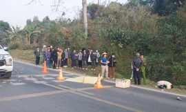 Hiện trường vụ tại nạn.