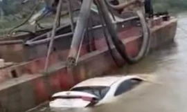 Điều tra nghi án đẩy ô tô xuống sông Hồng để đánh lạc hướng chủ nợ