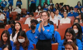 Sôi nổi buổi đối thoại với thanh niên tại Đại học Thủ đô