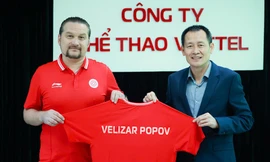 HLV Velizar Popov sẽ dẫn dắt Thể Công Viettel tới hết mùa giải 2026/27 (ảnh TC)