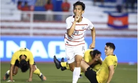 Keo Sokpheng đã có 3 bàn thắng cho U22 Campuchia ở SEA Games 30.