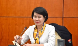 Cục phó Cục TDTT Lê Thị Hoàng Yến đánh giá cao công tác chuyên môn của Tiền Phong Marathon 