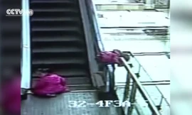 Hiện trường vụ tai nạn thang cuốn