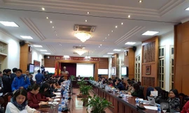 Họp báo thường ký quý IV/2018 Bộ VH-TT&DL tại Hà Nội chiều 9/1.