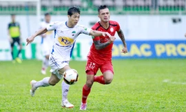 Công Phượng có bàn thứ 2 liên tiếp sau 2 trận ở V-League 2018. Ảnh: Vnexpress