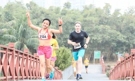 Gặp chấn thương, nữ VĐV phong trào tiếc nuối vì lỡ giải Việt dã