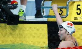 Ánh Viên góp 8/10 HCV của bơi lội Việt Nam tại SEA Games 29. Nhưng đấu trường Olympic là một câu chuyện khác. Ảnh: Ziing