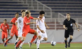 Cuộc chiến với U22 Singapore đã khiến U22 Việt Nam tốn nhiều thể lực.