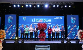 Quảng Ninh đặt mục tiêu thăng hạng Nhất mùa giải 2025 (ảnh Văn Hải)