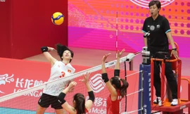 Bóng chuyền nữ Việt Nam chưa thể thắng được Thái Lan (ảnh Nhật Nhật)