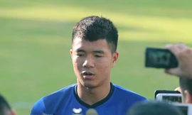 Hà Đức Chinh tự tin sẵn sàng thi đấu khi được ra sân. 