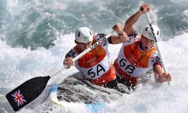 VĐV Canoeing của Anh ở Olympic Rio de Jeneiro 2016.