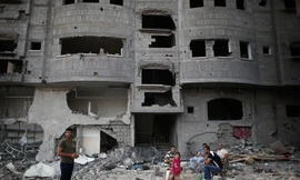 Bom đạn Israel tàn phá dải Gaza