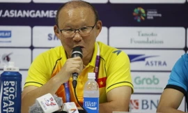 HLV Park Hang Seo không bình luận về kế hoạch vinh danh Olympic Việt Nam.