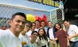 HLV Kiatisuk Senamung trong sự kiện sáng 9/3 tại Tp Hồ Chí Minh của HAGL.