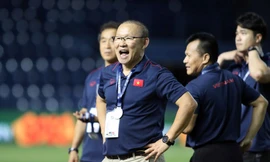 HLV Park Hang Seo không tham dự buổi họp báo sau trận chung kết.