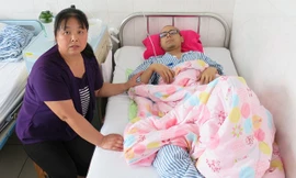 Hai mẹ con người công nhân xấu số