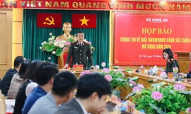 Họp báo công bố thông tin giải đấu tại Hà Nội ngày 29/11 (ảnh Thuần Thư)