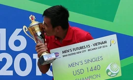 Hoàng Nam tăng hạng mạnh mẽ nhờ chức vô địch giải Việt Nam F5 Futures.