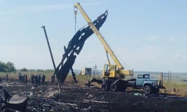 Hiện trường MH17 bị bắn rơi