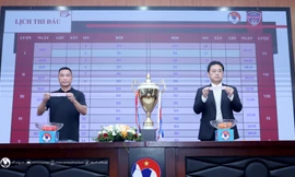 Bốc thăm xếp lịch thi đấu giải U19 nữ quốc gia 2024 (ảnh Hà Xuân)